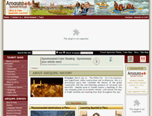 Tablet Screenshot of aboutarequipa.com